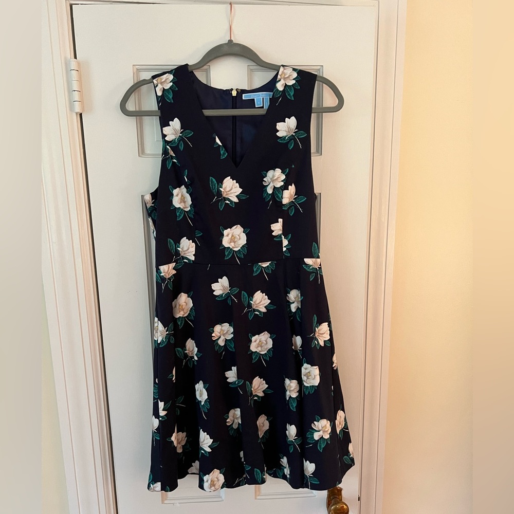 Draper James Navy Magnolia Dress